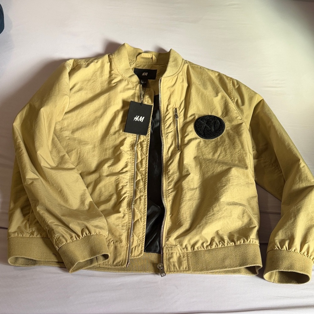 H&M XO Bomber Jacket with Patch NWT